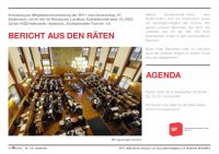 Mitgliederversammlung: Bericht aus den Räten